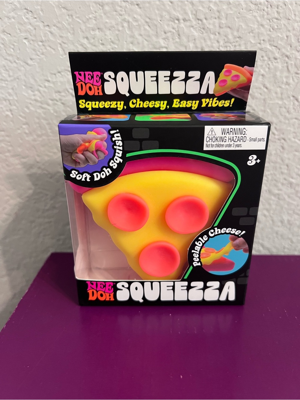 Authentic Needoh Squeezza Pizza 🍕 Yellow & Pink